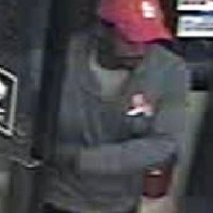 The St. Louis County Police Department is seeking the publics help in identifying this suspect in todays armed robbery at the Circle K at 9988 Tesson Ferry Road.