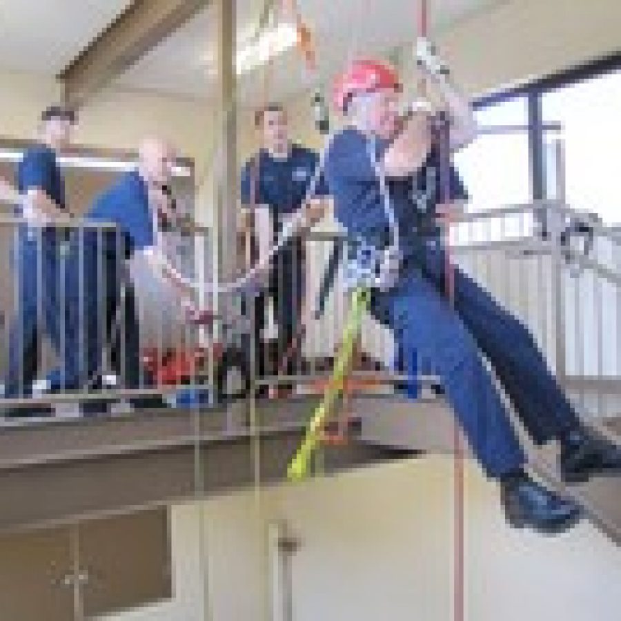 Firefighters train at new firehouse