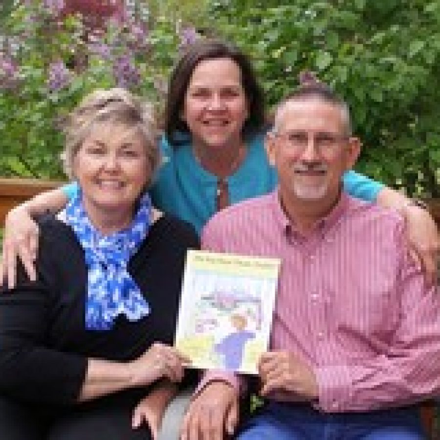 Andrea Godfrey Brown, left, Debbie Gremmelsbacher and Lloyd Herring collaborated on the book, Do You Hear Them, Daddy? Brown and Herring are the authors and Gremmelsbacher is the illustrator. 