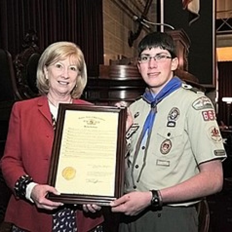 Haefner honors Eagle Scout