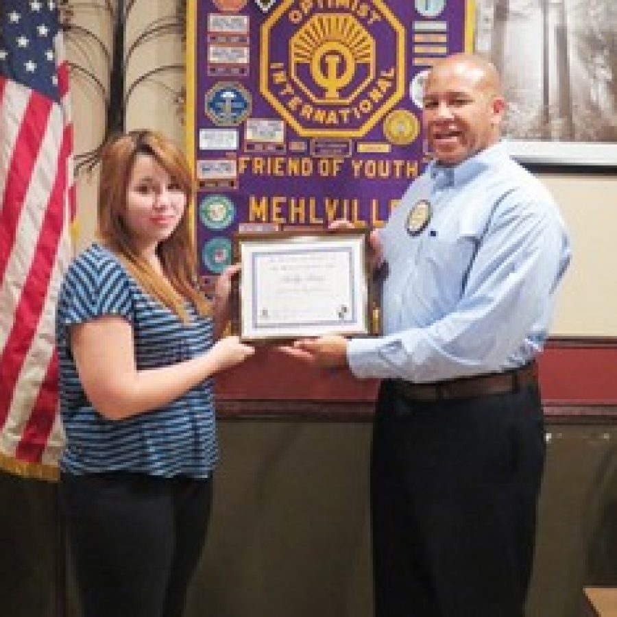 Optimists honor Student of the Month