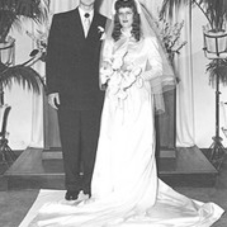 Rich and Lorraine Rudolph, 65 years ago 