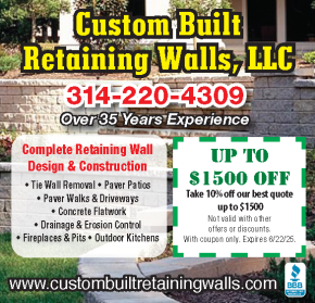 Custom Built Retaining Walls PSD