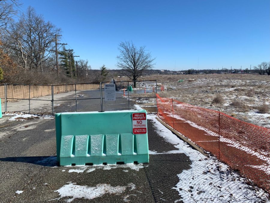 The former Crestwood Plaza property Feb. 18.