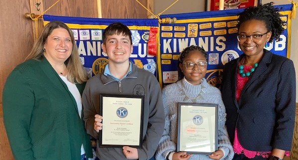 Kiwanis honors students from Hancock Middle, St. Mark