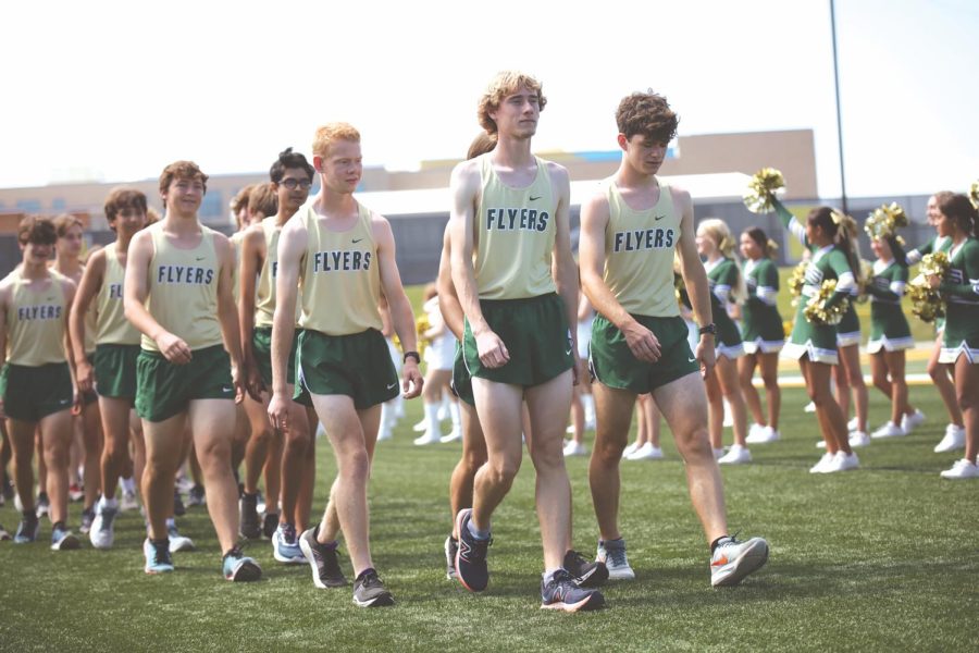 The Lindbergh High School boys cross country team is a younger team with ‘a lot of potential,’ said new head coach Jeff Linger. 
