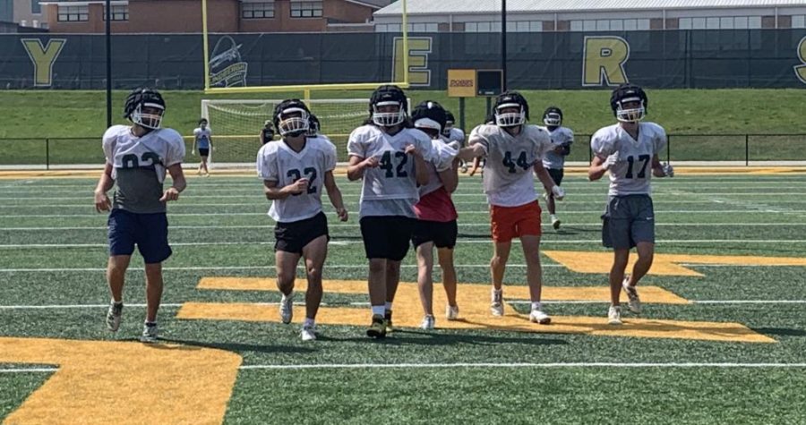 After a large number of seniors from the team graduated in 2021, the Lindbergh High School football team has an all-new line of scrimmage.