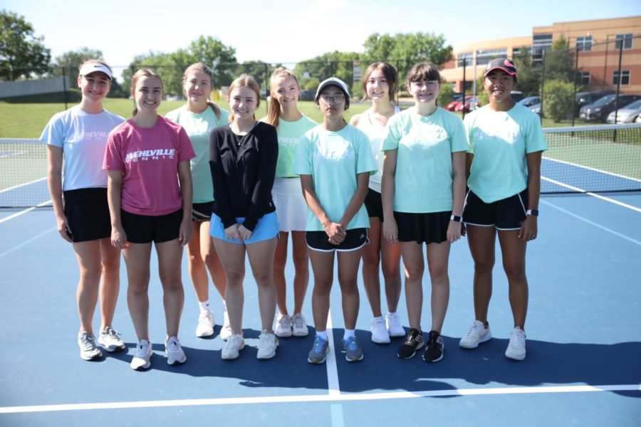 With+several+returning+players+from+last+season%2C+Mehlville+girls+tennis+is+looking+forward+to+using+that+experience+for+success+in+2022.+