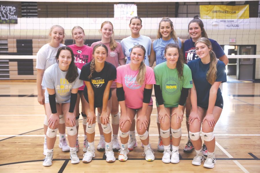 Several key returning players make the Oakville girls volleyball team one of the most talented in recent seasons. 