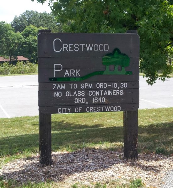 Crestwood Park, 9739 Meadowfern Drive.