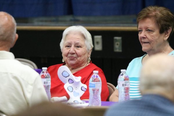 Attendees at the Mehlville School Districts 60plus barbecue in May 2023. 