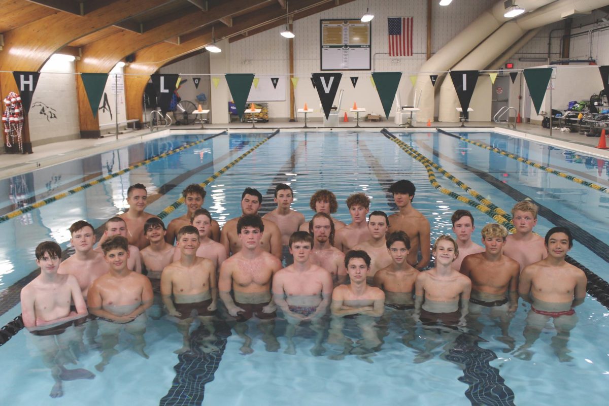 The Oakville High School boys swimming and diving team is leaning on its strong senior class to lead the team to success this year. Photo courtesy of the Mehlville School District. 