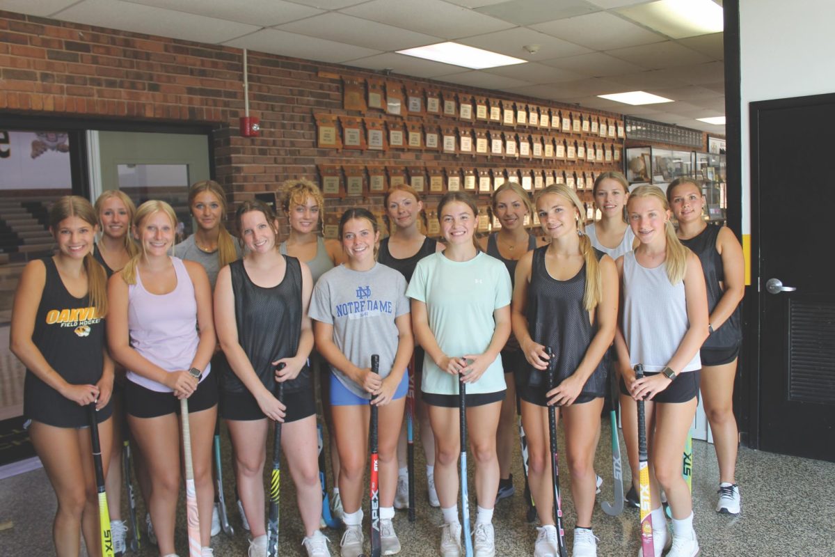 The Oakville High School girls field hockey team has been focused on fine-tuning stick skills and increasing awareness on the field under new head coach Jackie Neeley. Photo courtesy of the Mehlville School District. 
