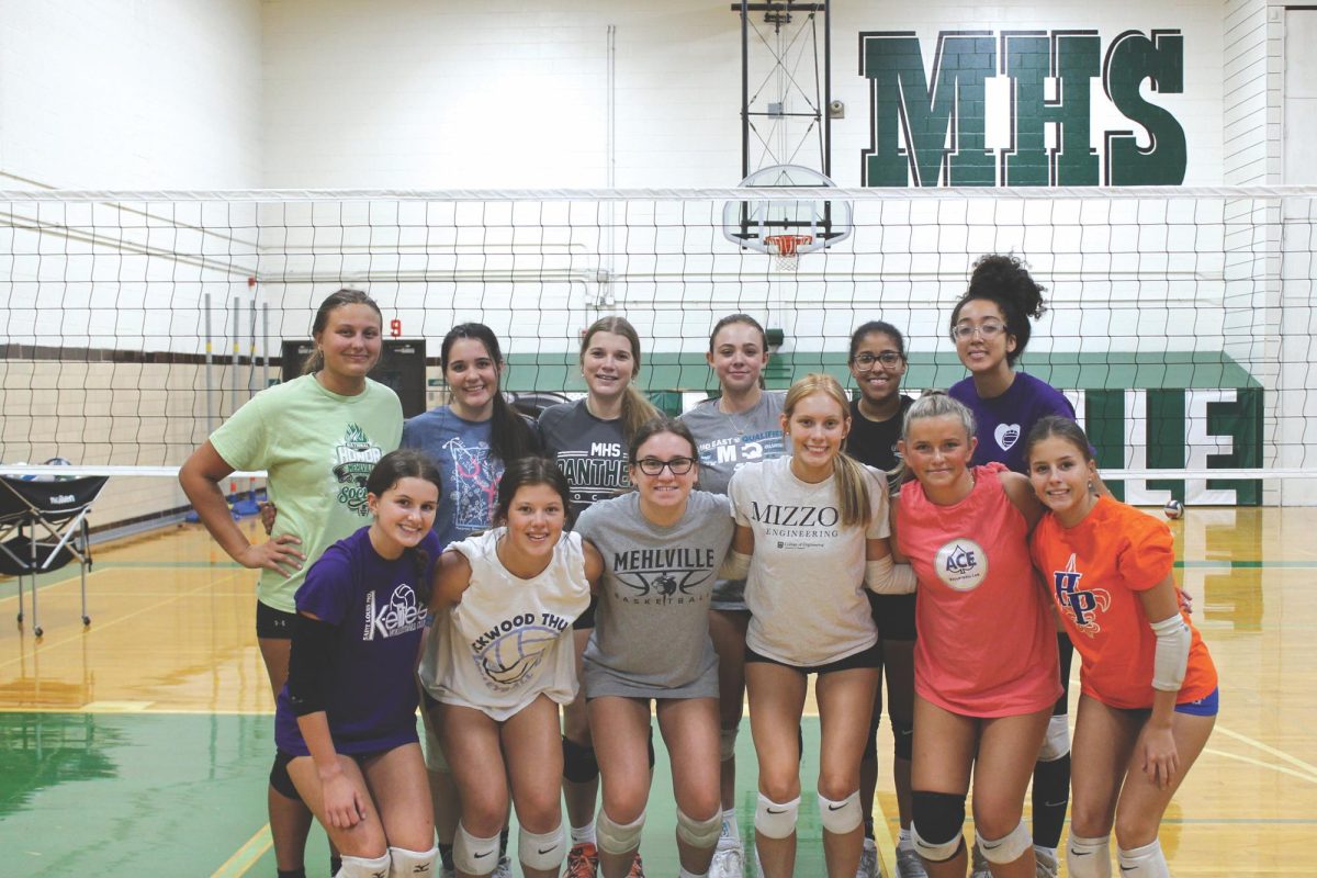 The Mehlville girls volleyball team went 2-18 last year, with the team’s only two wins of the season against Affton High School. Photo courtesy of the Mehlville School District. 