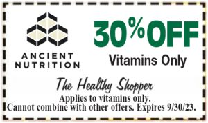 Healthy Shopper – Ancient 30% Off – Sept 2023