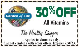 Healthy Shopper – Garden of Life 30% Off – Sept 2023