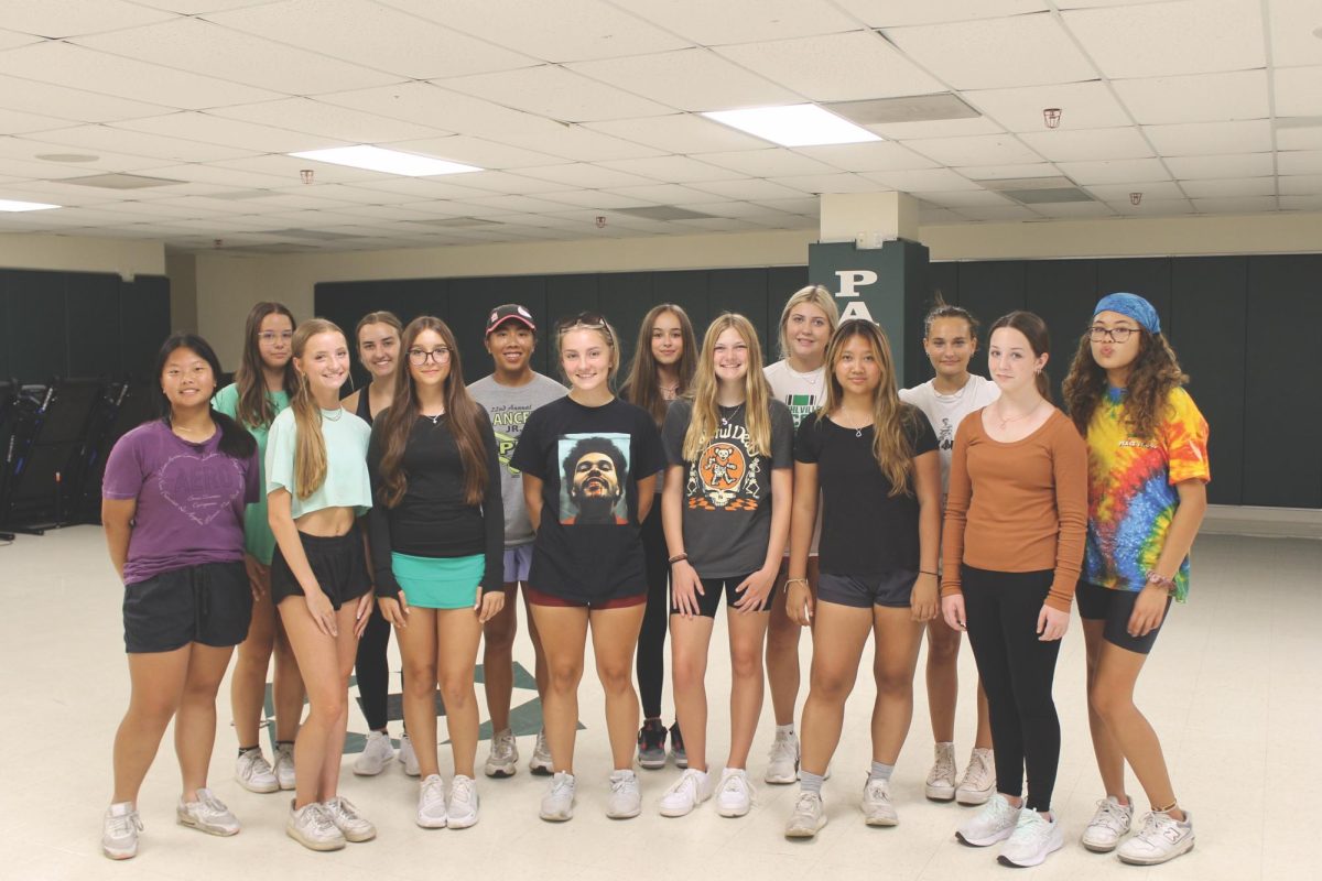 The MHS girls tennis team is optimistic about this season, with several all-conference selections returning to play another year. Photo courtesy of the Mehlville School District. 