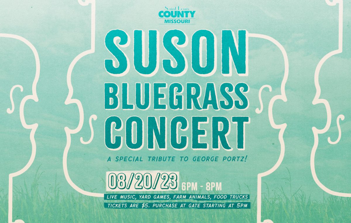 Bluegrass concert at Suson Park this Sunday
