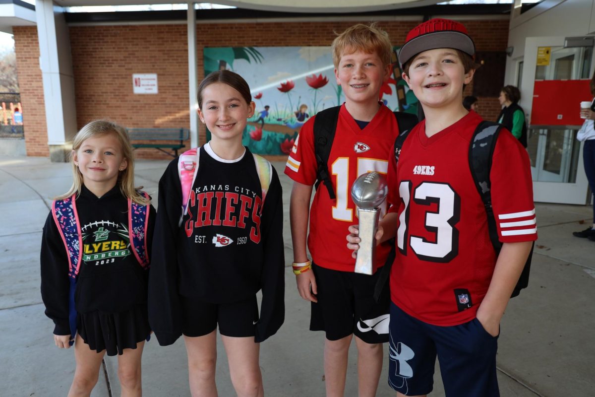 Crestwood Elementary celebrates Super Bowl by giving back