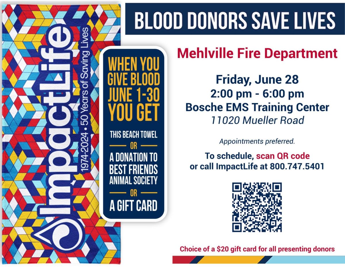Mehlville Fire hosting blood drive next Friday