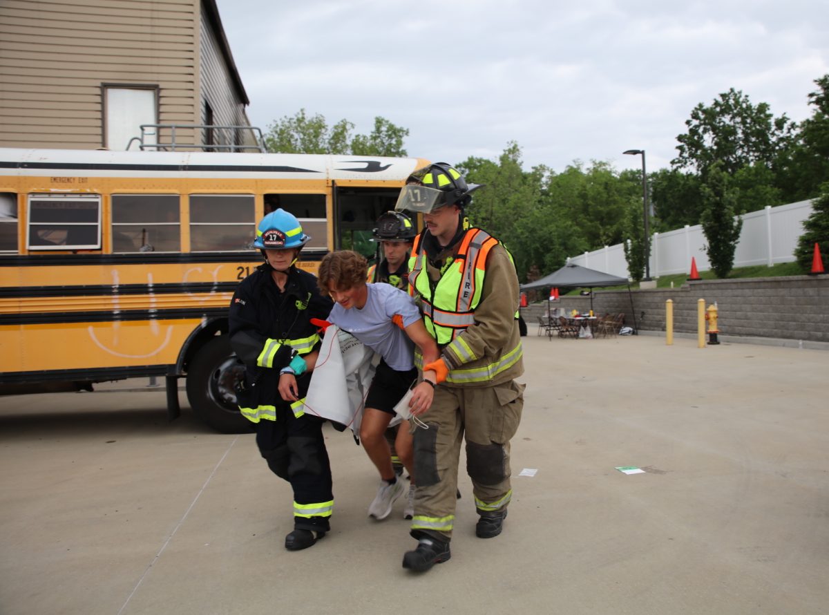 The+Mehlville+Fire+Protection+District+conducted+a+mass+casualty+incident+%28MCI%29+training+from+May+6-8%2C+simulating+a+bus+crash+scenario+with+students+from+Lindbergh+High+School+acting+as+patients.+