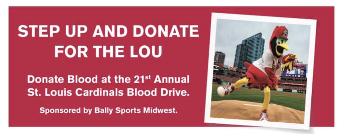 Annual St. Louis Cardinals Blood Drive is Thursday at Bayless High