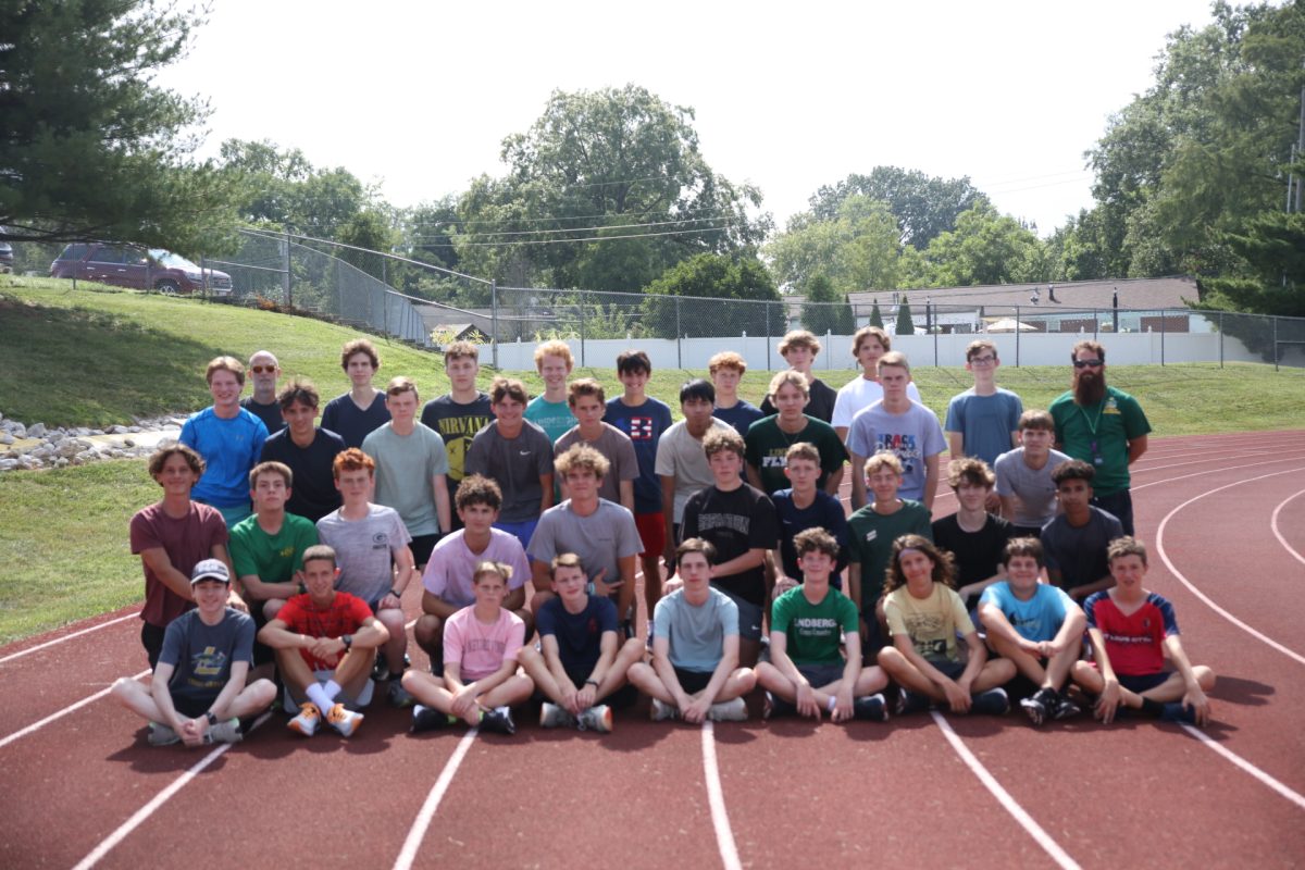 The Lindbergh High School boys cross country team.