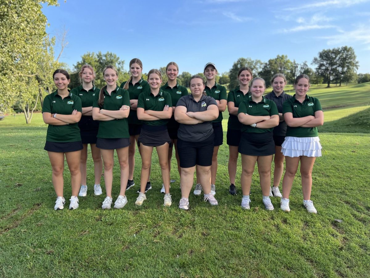 The Lindbergh girls golf team Photo courtesy of Lindbergh girls golf coach Mike Tyler.