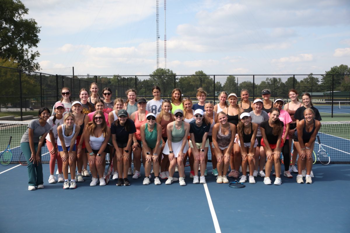 The Lindbergh High School girls tennis team.