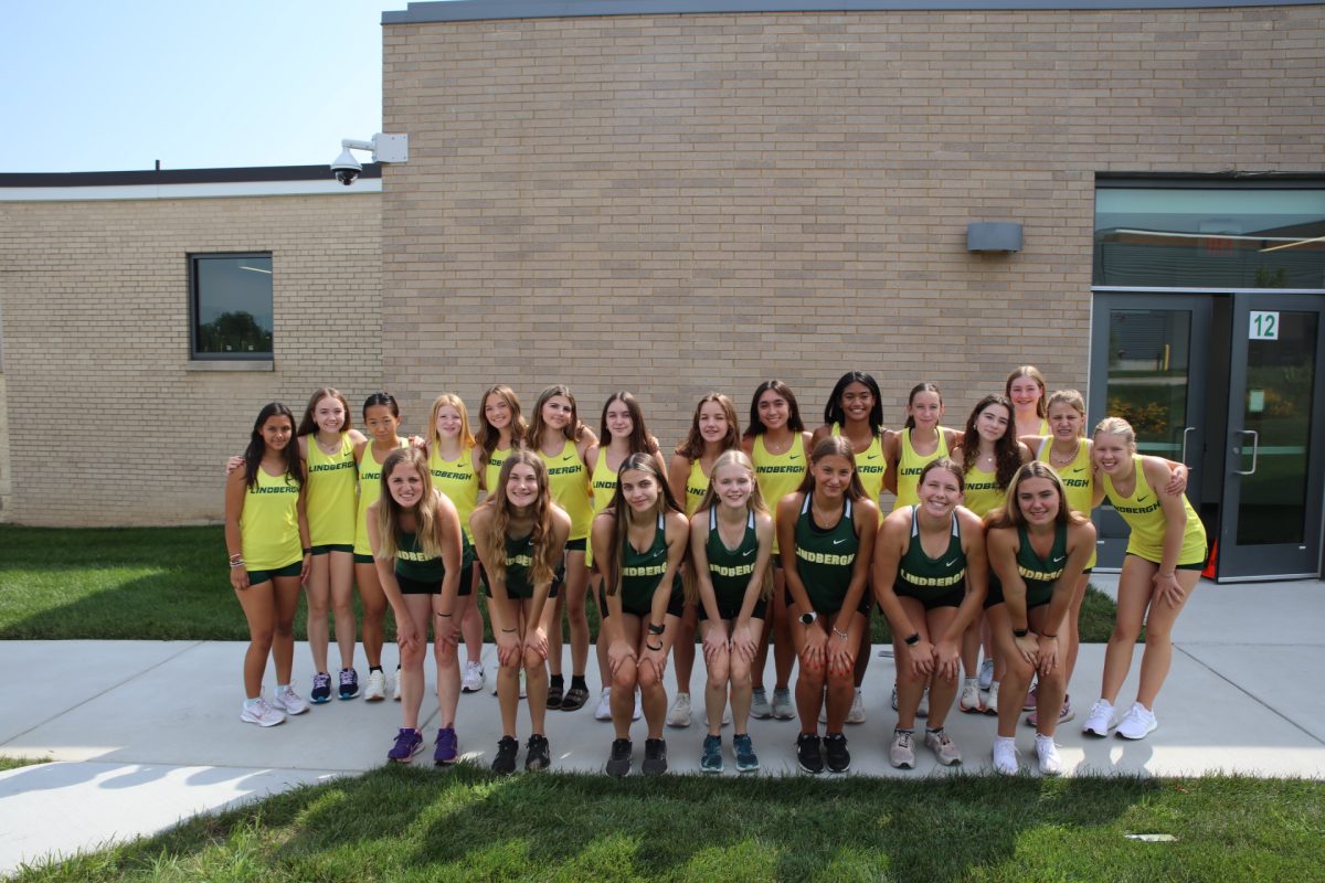 The Lindbergh High School girls cross country team.