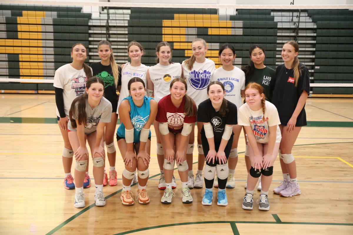 The Lindbergh girls volleyball team