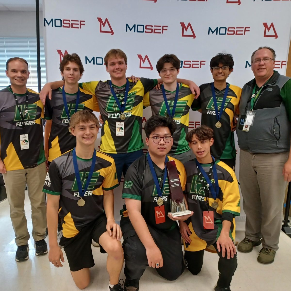 The Lindbergh High School varsity League of Legends team. Photo courtesy of Lindbergh Schools.