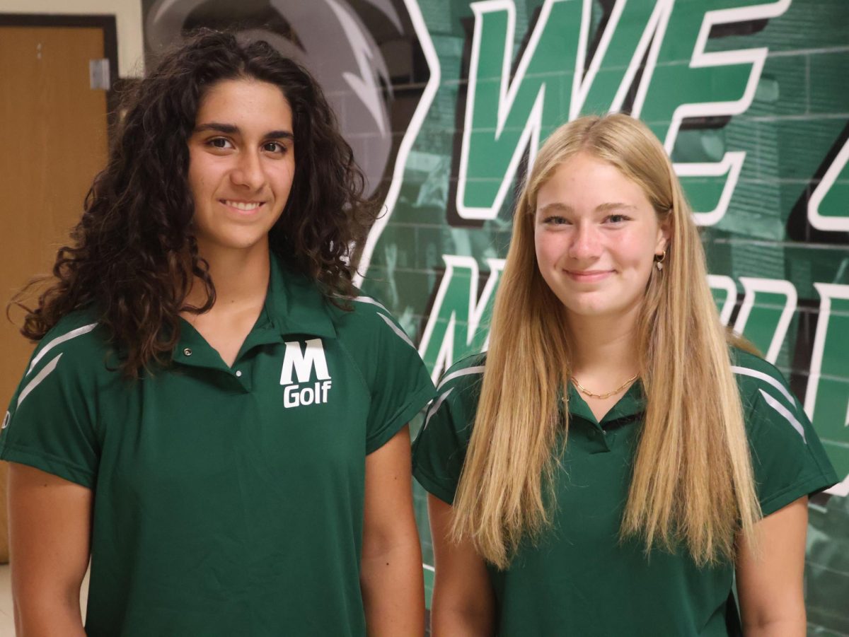 With a small but determined team, Mehlville girls golf looks to Eva Brown and Natalie Dowling to lead the way this year. Photo courtesy of the Mehlville School District. 