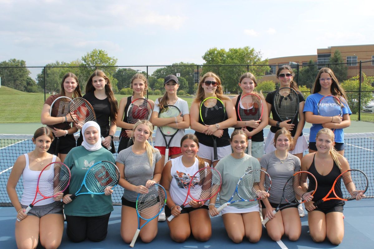 Led by returning seniors and promising sophomores, the Mehlville girls tennis team is eager to make their mark this season. Photo courtesy of the Mehlville School District.