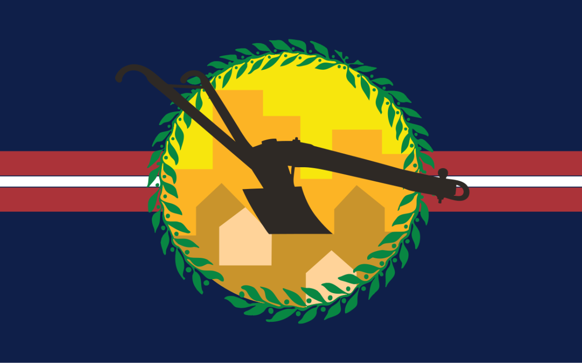 The current St. Louis County flag, per CRWFlags.com.