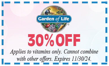 Healthy Shopper – Garden of Life 30% Off – Nov 2024