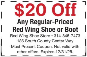 Red Wing Shoes_$20 Off