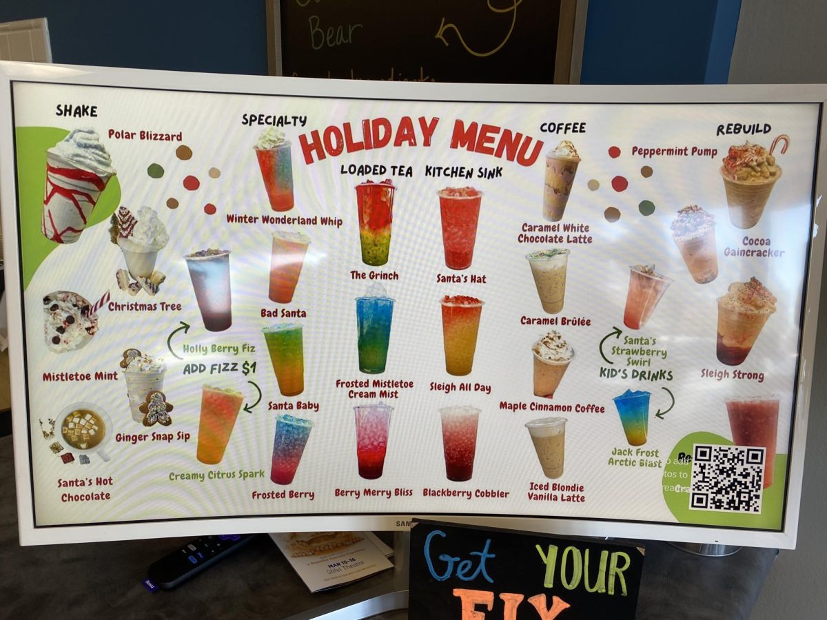 The holiday menu at Fix Nutrition, 5445 Telegraph Road.