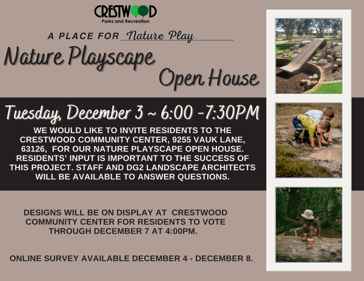 Crestwood hosts nature playscape open house