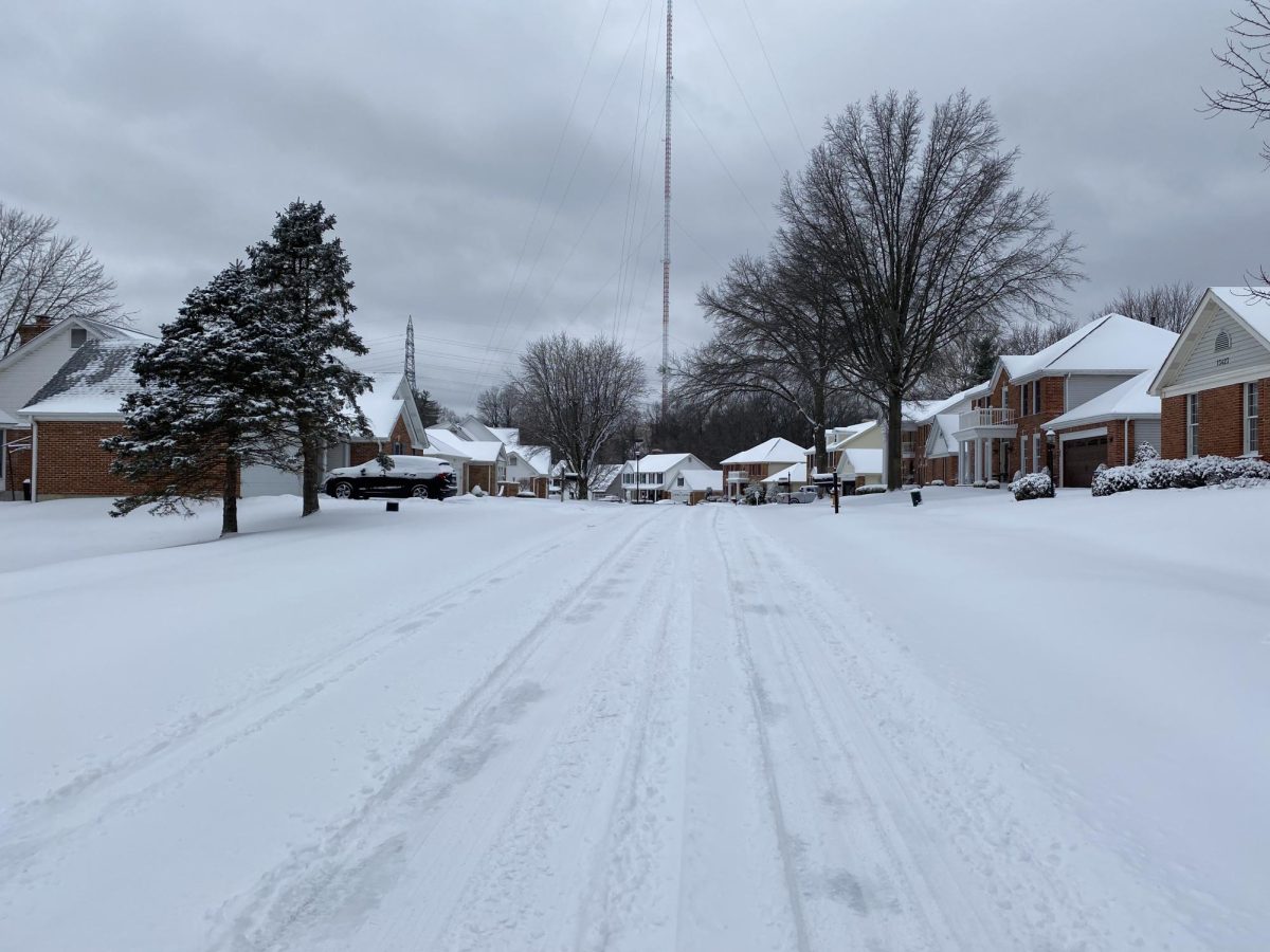 South County streets were covered in snow following the Jan. 5 storm. 