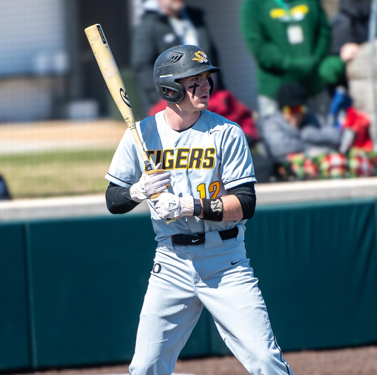 Oakville's No. 12 gets ready to bat.