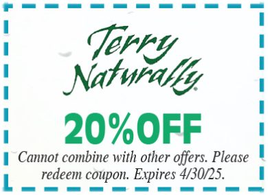 Healthy Shopper – Terry Naturally – 20% Off – April 2025