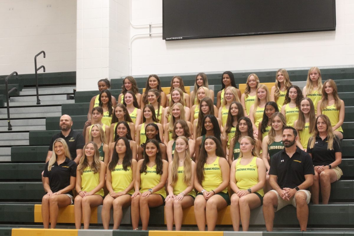 The Lindbergh Flyers girls cross country team took 10th place at last year’s Missouri Class 5 District 1 championship.