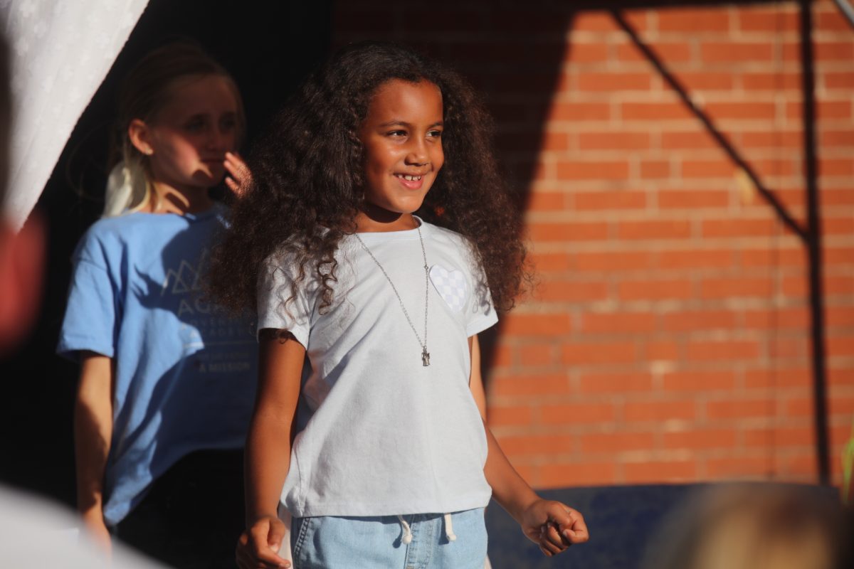 After the play, Agape Adventure Academy students recited a few poems that they have been practicing in class.