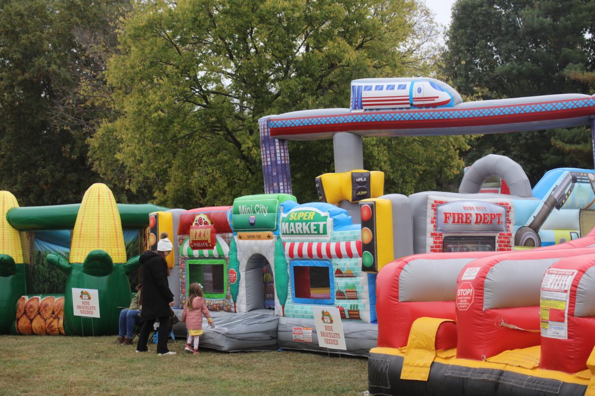 After the parade, SunCrest Fest attendees enjoyed inflatable attractions, along with booths from local businesses and restaurants.