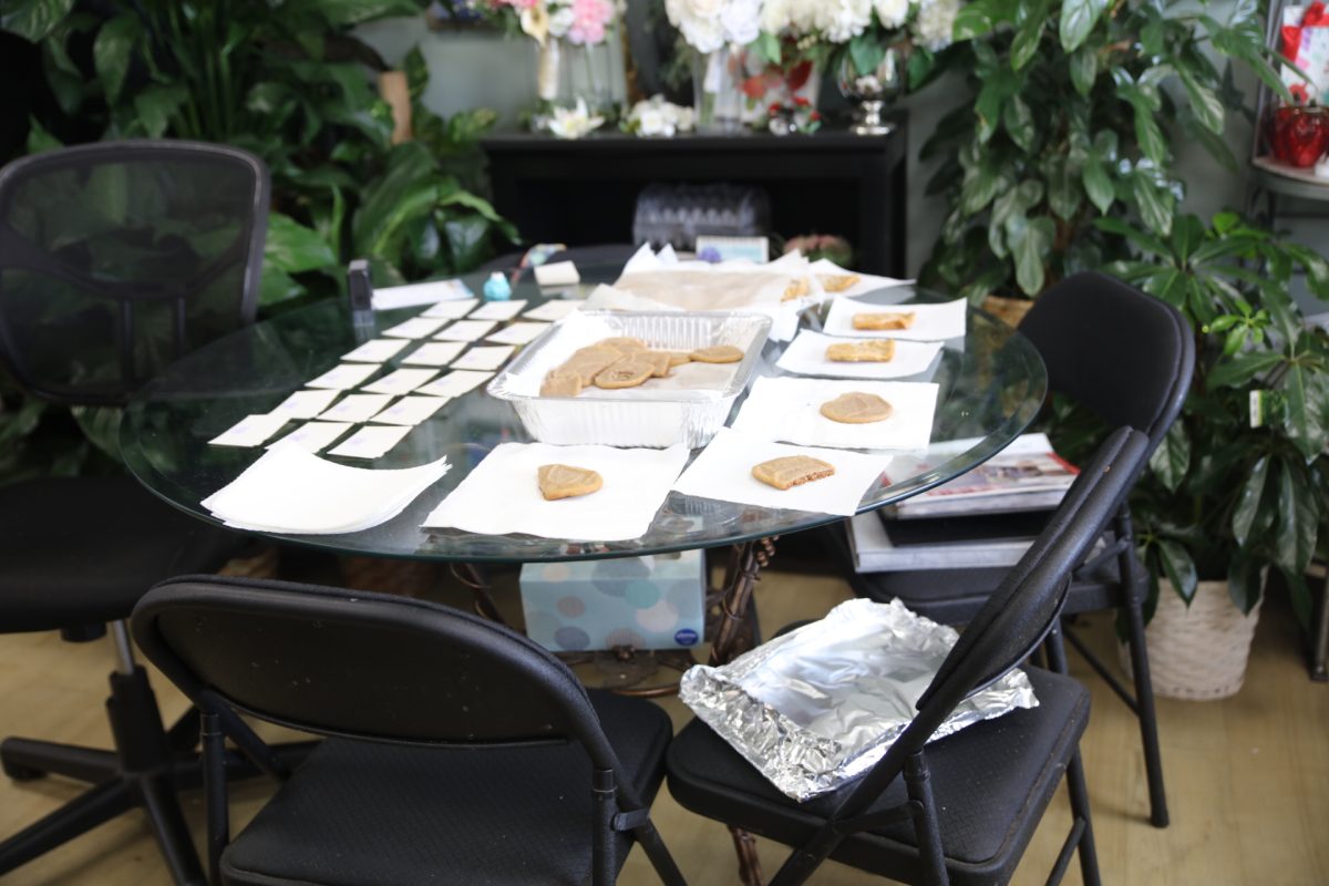 Sweet treats were available for shoppers at Irene's Floral Design, 4315 Telegraph Road, on Dec. 6 for the annual Oakville Community Holiday Crawl.