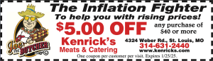 Kenrick’s Inflation Fighter 12/11
