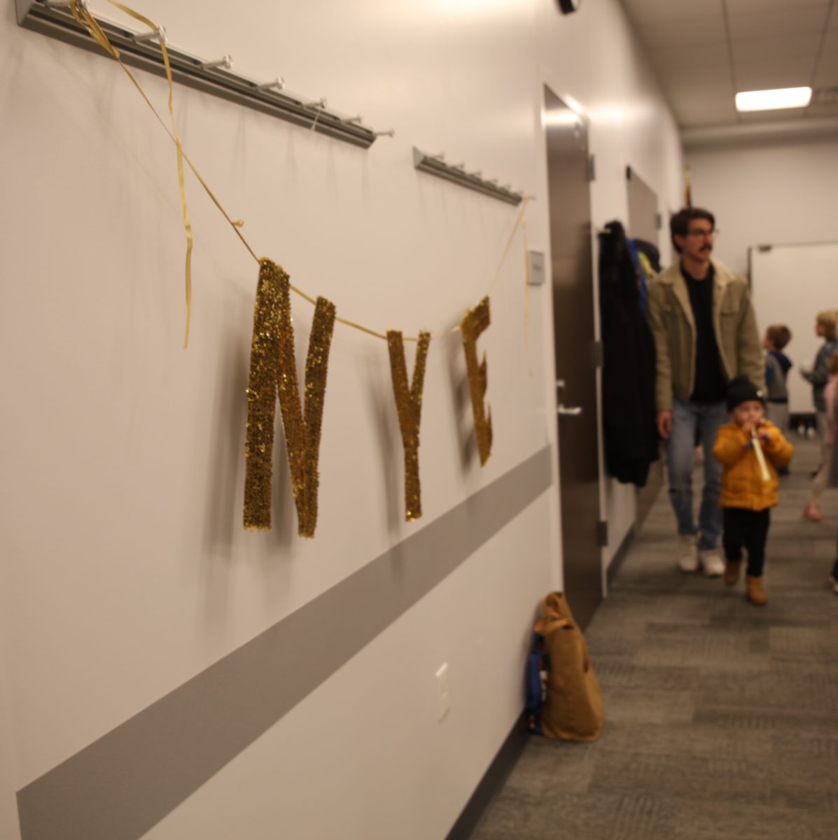 The Oak Bend Branch of the St. Louis County Library, 842 S. Holmes Ave., was decked in gold in celebration of the New Year.