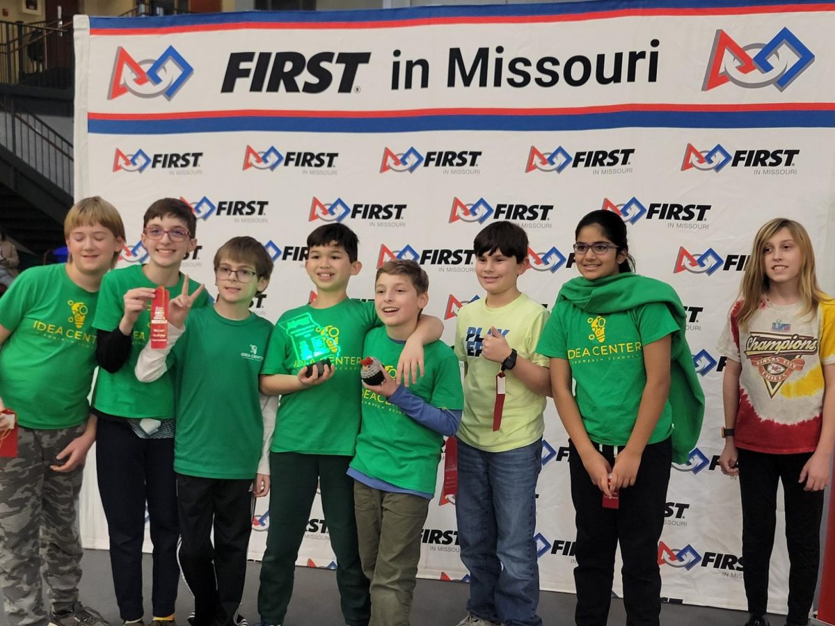 Fourth through eighth-grade students from Lindbergh Schools attend the FIRST LEGO League qualifier at the Mary Institute and St. Louis Country Day School (MICDS) in December. Photo courtesy of Lindbergh Schools.