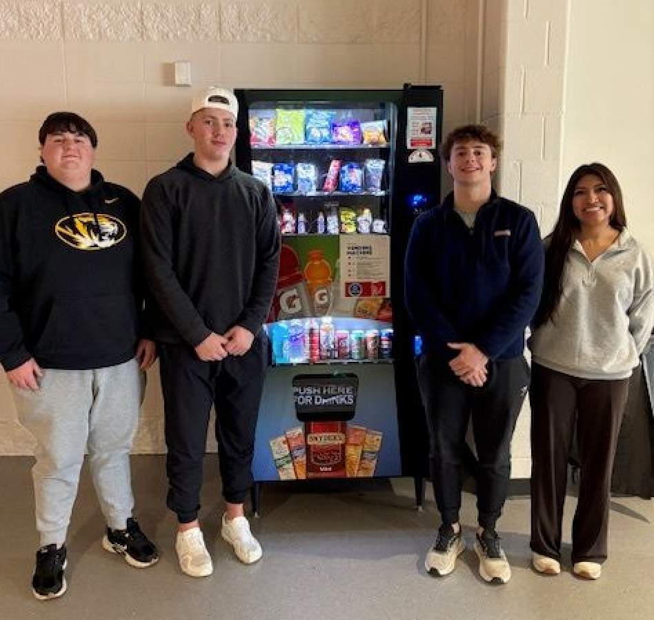 LHS students nationally recognized for small vending machine business